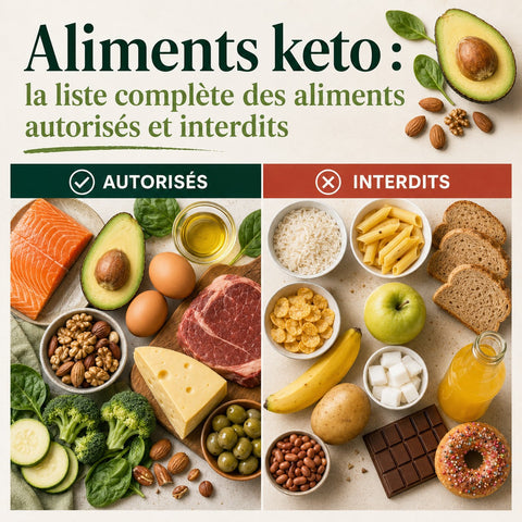 Aliments keto : la liste complète des aliments autorisés et interdits