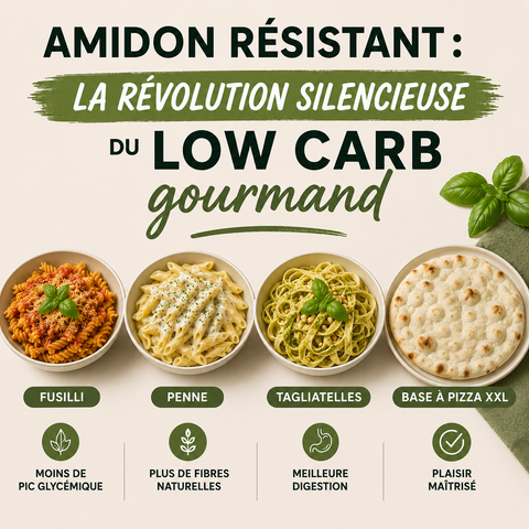Amidon résistant : la révolution silencieuse du low carb gourmand