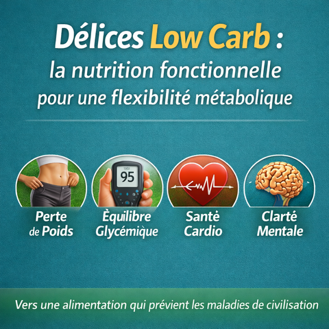 Délices Low Carb : la nutrition fonctionnelle pour une flexibilité métabolique