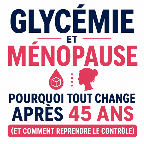 Glycémie et ménopause : pourquoi tout change après 45 ans (et comment reprendre le contrôle)