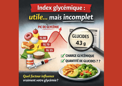 Index glycémique : utile… mais incomplet : ce qui influence réellement votre glycémie