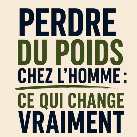 Perdre du poids chez l'homme : ce qui change vraiment