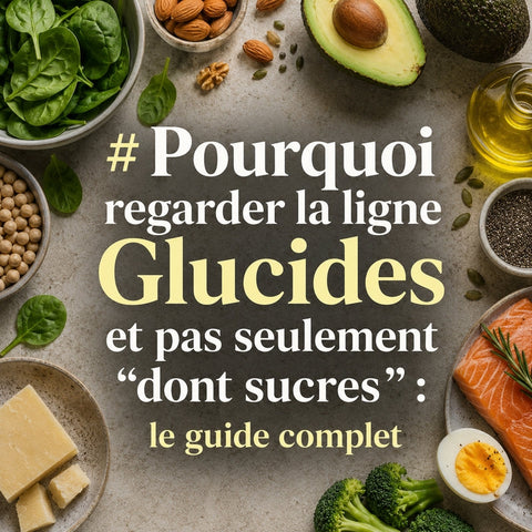 Pourquoi regarder la ligne Glucides et pas seulement "dont sucres" : le guide complet