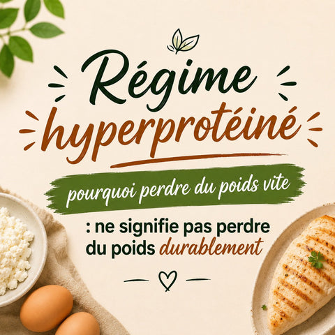 Régime hyperprotéiné : pourquoi perdre du poids vite ne signifie pas perdre du poids durablement