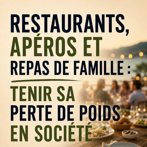 Restaurants, apéros et repas de famille : tenir sa perte de poids en société