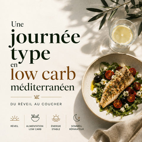 Une journée type en low carb méditerranéen : du réveil au coucher