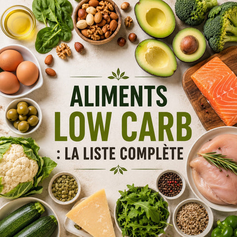 Aliments low carb : la liste complète
