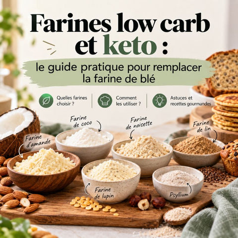 Farines low carb et keto : le guide pratique pour remplacer la farine de blé