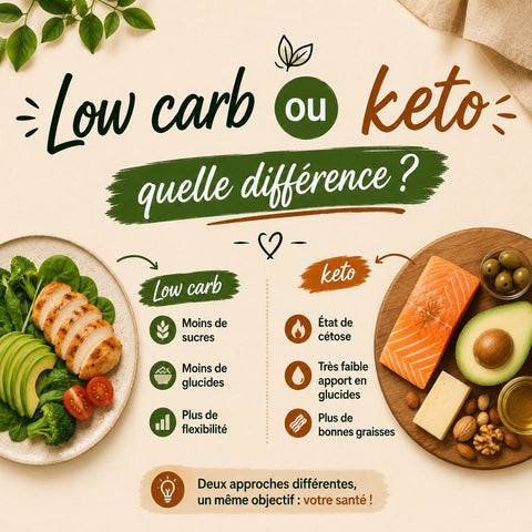 Low carb ou keto : quelle différence ?
