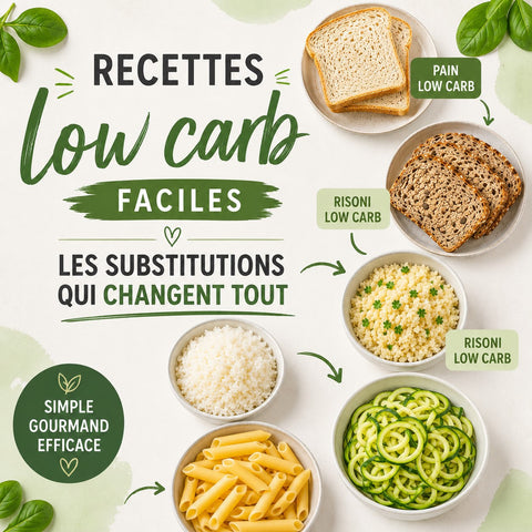 Recettes low carb faciles : les substitutions qui changent tout