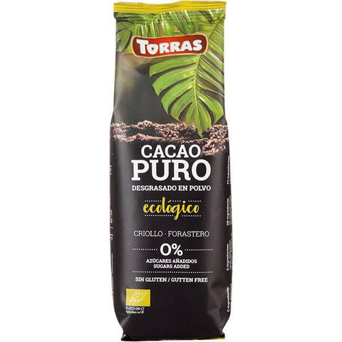 AC305 - Torras, cacao pur en poudre bio, 150 g - Délices Low Carb