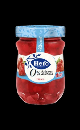 Hero Diet, Mermelada de fresa sin azúcares añadidos 280 g