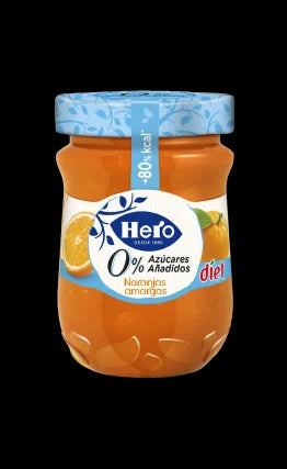 NN205 Hero Diet, Mermelada de naranja amarga sin azúcares añadidos 280 g