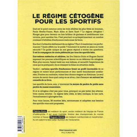 YE Le Régime Cétogène pour les Sportifs, Dr Fabrice Kuhn & Dr Hugues Daniel - Délices Low Carb