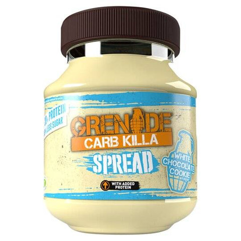 Grenade, Carb Killa, pâte à tartiner au chocolat blanc et cookies, 360 g - Délices Low Carb