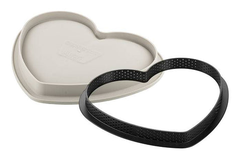 Silikomart - Moule en silicone - Kit Tarte Mon Amour - Délices Low Carb