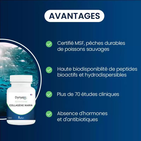 Dynveo - Collagène marin 500 g - Délices Low Carb