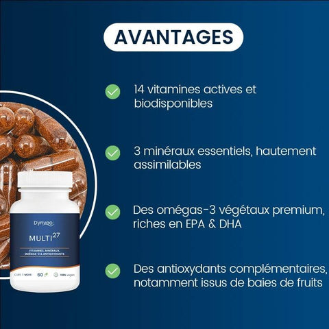 Dynveo - Multivitamines Multi27 60 gélules