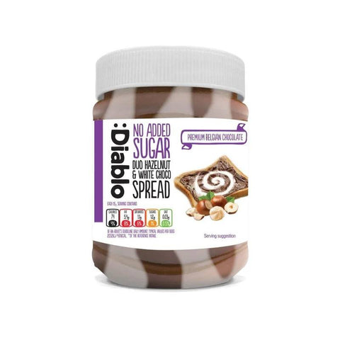 DF402 Diablo - Duo untable de avellanas y chocolate blanco 350g