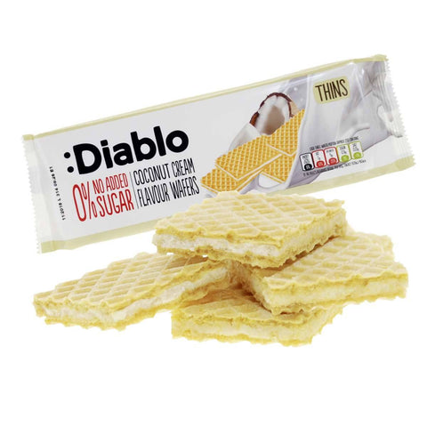 Diablo - Gaufrettes à la crème de coco 160 g