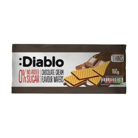 Diablo - Gaufrettes crème de chocolat 150 g - Délices Low Carb