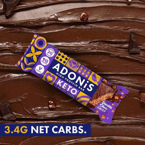 AA101 - Adonis - Barre keto Double choc crisp vegan 45 g