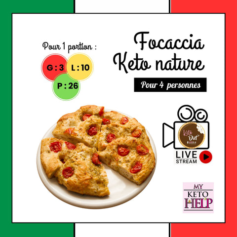 RECETA: FOCACCIA KETO NATURAL