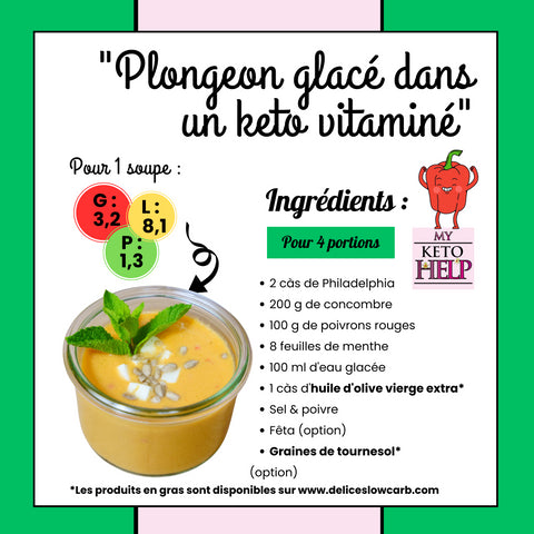 RECETTE : "PLONGEON GLACÉ DANS UN KETO VITAMINÉ"