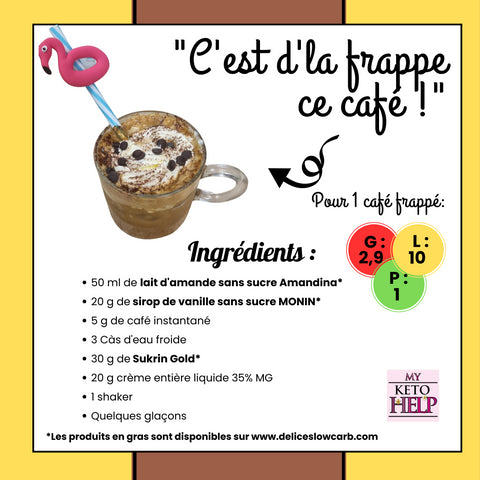 RECETTE KETO : "C'EST D'LA FRAPPE CE CAFÉ !"