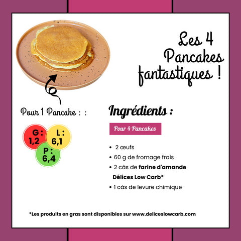 RECETTE KETO : THE 4 PANCAKES