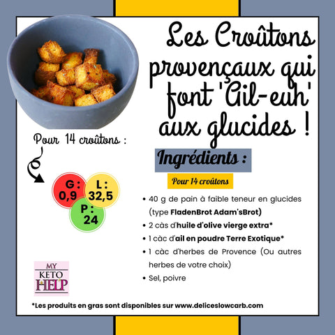 RECETA: ¡CRUTOS PROVENZALES QUE HACEN QUE LOS CARBOHIDRATOS “OUCH-UH”!