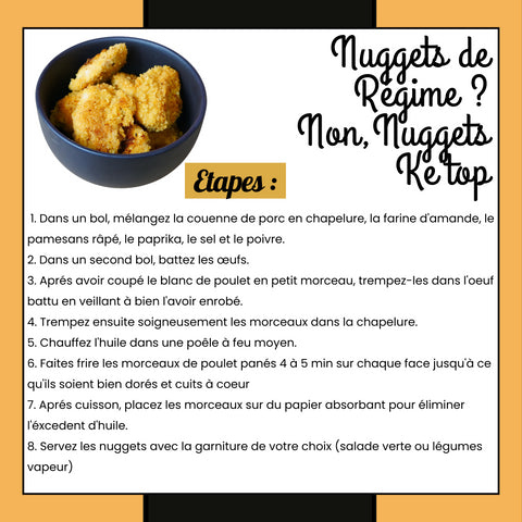 RECIPE: DIET NUGGETS? NO, KE'TOP NUGGETS!