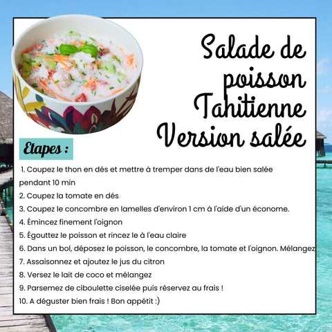 RECETA KETO: ENSALADA DE PESCADO TAHITIAN – VERSIÓN SALADA