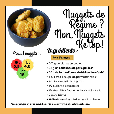 RECETTE : NUGGETS DE RÉGIME ? NON, NUGGETS KE'TOP !