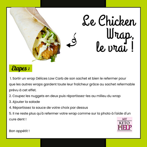 RECIPE: THE REAL KETO CHICKEN WRAP!