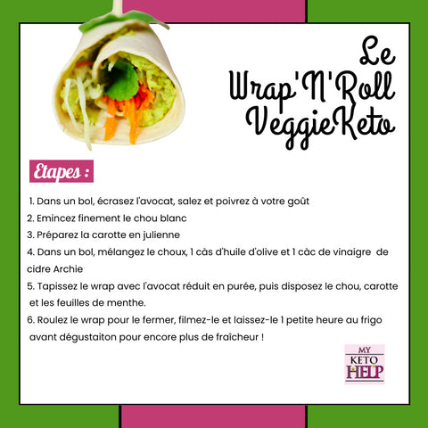 RECETA KETO: ¡EL WRAP'N'ROLL VEGGIE!