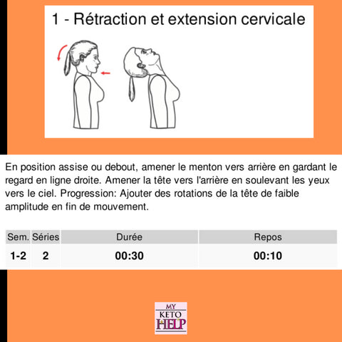 Programme étirements - Délices Low Carb