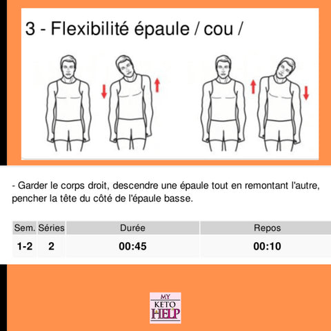 Programme étirements - Délices Low Carb