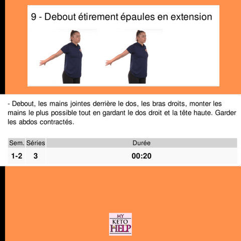 Programme étirements - Délices Low Carb