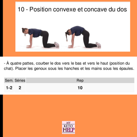 Programme étirements - Délices Low Carb