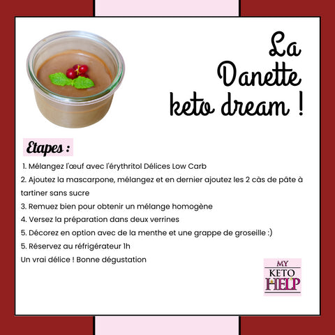 RECETTE : LA DANETTE KETO DREAM !