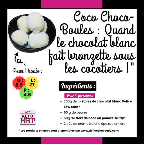 RECETTE : COCO-CHOCO BOULES : QUAND LE CHOCOLAT BLANC FAIT BRONZETTE SOUS LES TROPIQUES !