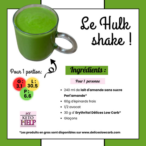 RECETTE : LE HULK SHAKE KETO !