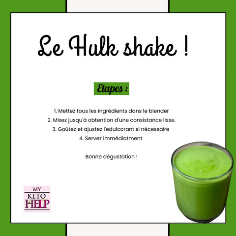 RECETTE : LE HULK SHAKE KETO !