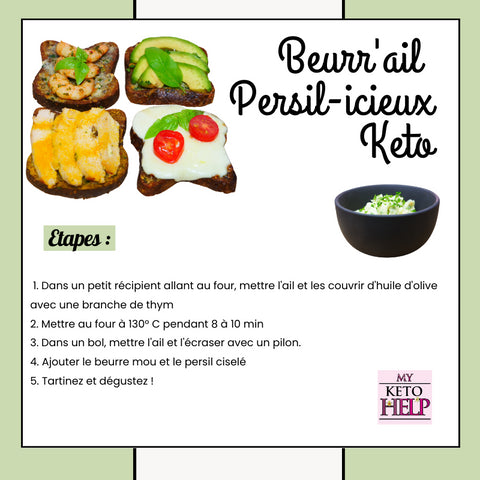 RECETA: ¡MANTEQUILLA KETO DE PEREJIL Y AJO!