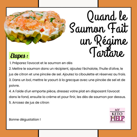 KETO RECIPE: WHEN SALMON GOES ON A TARTAR DIET!