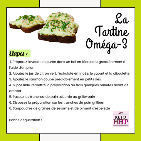 RECETTE KETO : LA TARTINE OMÉGA-3 !