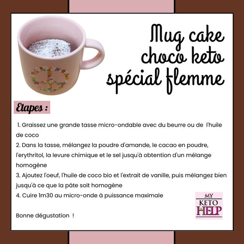 RECIPE: SPECIAL CHOCO KETO MUG CAKE FOR LAZY PEOPLE!