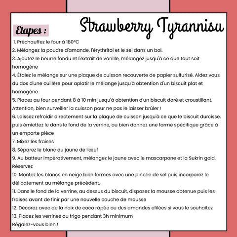 KETO RECIPE: STRAWBERRY TYRANNISU!