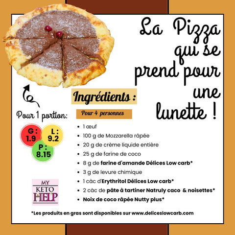 RECETTE KETO : LA PIZZA QUI SE PREND POUR UNE LUNETTE !